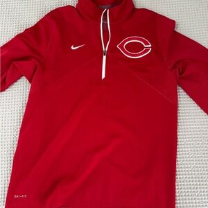 Nike Men's Cincinnati Reds Quarter-Zip